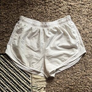 White Nike Dri-fit Shorts